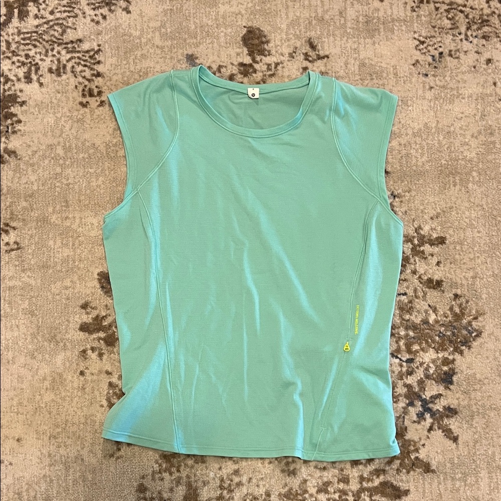 Lululemon Sleeveless Aqua Top